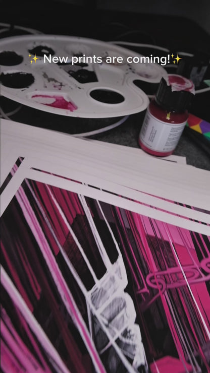 🧠BRAINBREAKER🧠 rubik's cube print 28/55cm